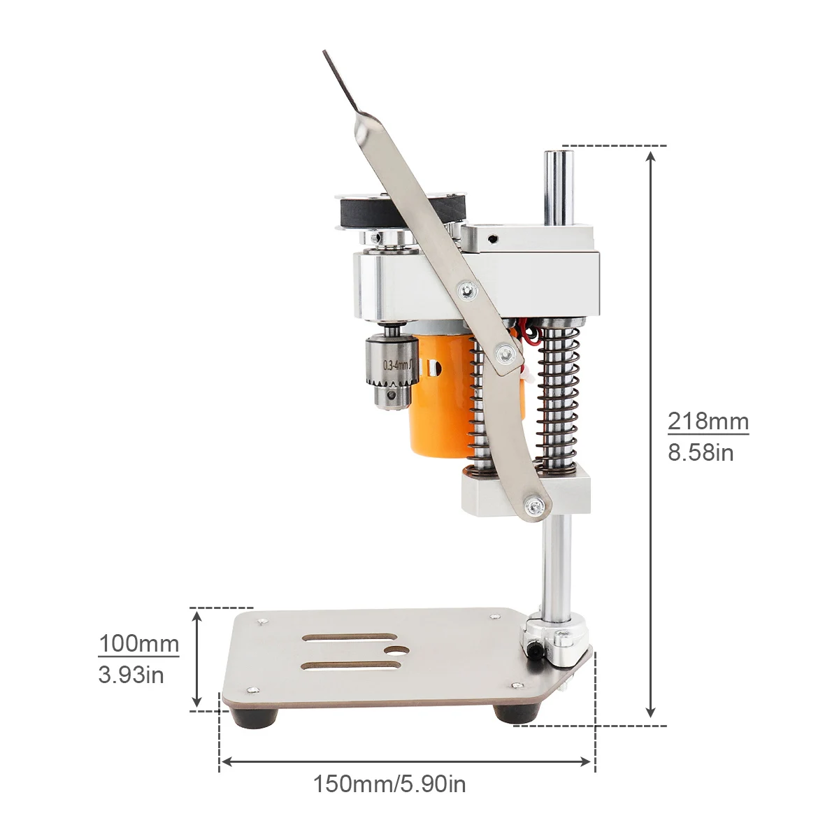 Imagem -02 - Precisão Jt0 Bancada Elétrica Broca Mini Tapping Machine Jt0 Drill Chuck Máquina de Perfuração de Madeira e Metal 180w Alta