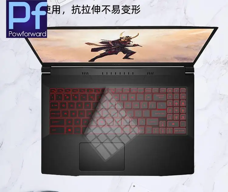 Silicone Keyboard Cover Protector Skin for MSI Raider GE78 HX 17.3 inch  GE78HX 13VH-047SG GE 78 Gaming Laptop 2023 17 inch