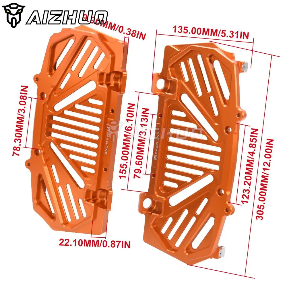 Motorcycle Radiator Guard Grille Cover Protector For 350 EXCF 500 EXC-F 2017 2018 2019 2020 2021 2022 2023 350EXC-F 500EXC-F