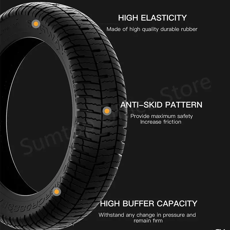 Original Ninebot By Segway P-series Electric Scooter 10.5x2.75 Tubeless Tire P100SU P100SE P65 P65E Front and Rear Vacuum Tyre