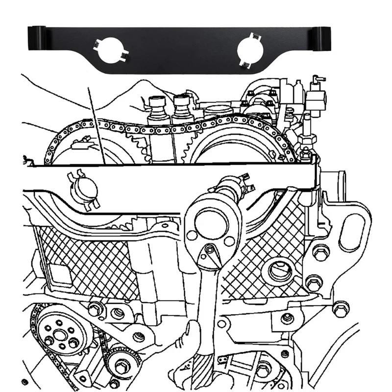 EN48953 Came Phaser Retenue/Arbre À Cames Actionneur Verrouillage Porte-Outil 2.0L, 2.4L ECOTEC BubFor Chevrolet Buick GMC-AU74