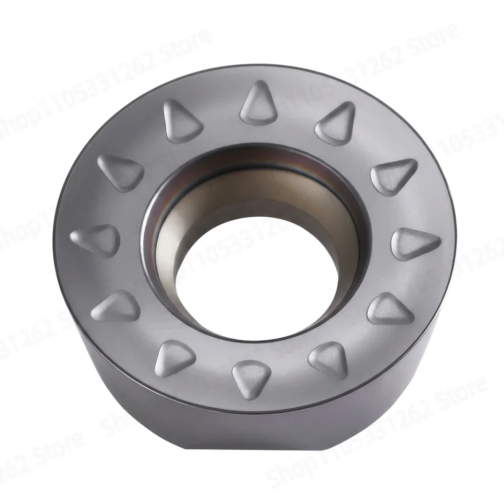 RPMT08T2 JS Carbide Round Milling Insert CP8018 R4 for Carbon Steel Mold Steel P20 Pre-hardened Stainless Castings