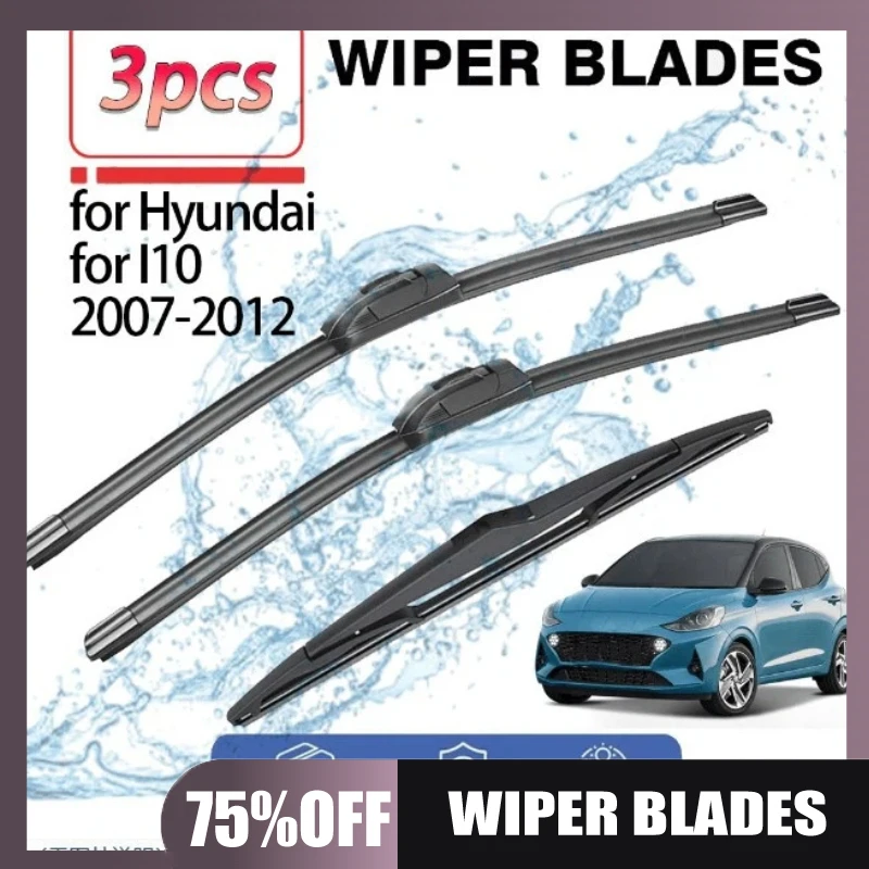 

Suitable for Hyundai I10 2007-2012 22'+16'+12' wiper blade i10 wiper blade