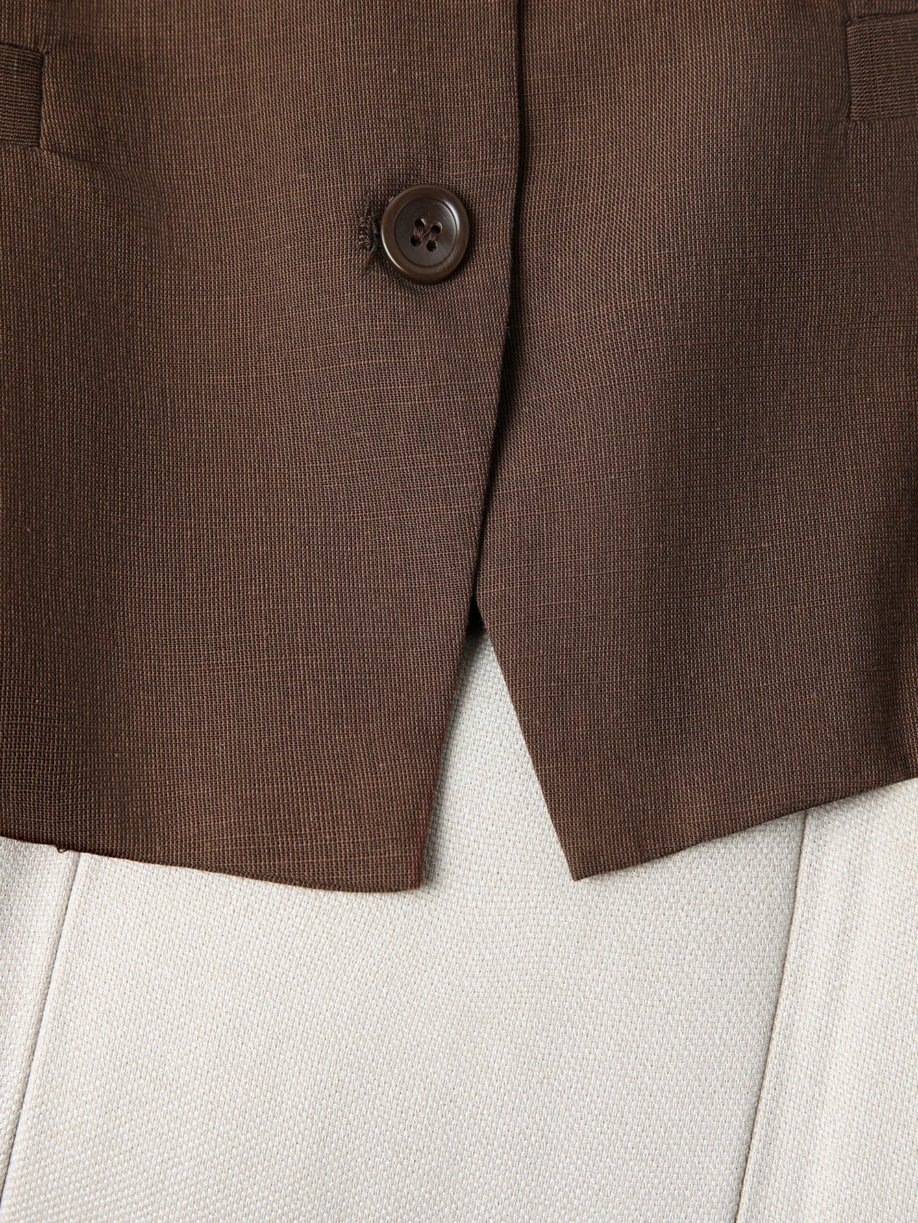 سترة نسائية أنيقة من مزيج الكتان، رقبة على شكل حرف V قابلة للتنفس، صدرية بأزرار أمامية، خفيفة الوزن للصيف، مكتب علوي، كاجوال وسفر