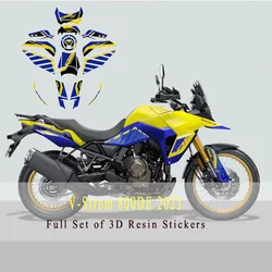 For SUZUKI V-STROM 800DE Vstrom 800 DE 2023 NEW 2023 V-STROM 800DE Motorcycle Accessories 3D Epoxy Protection Sticker Decal