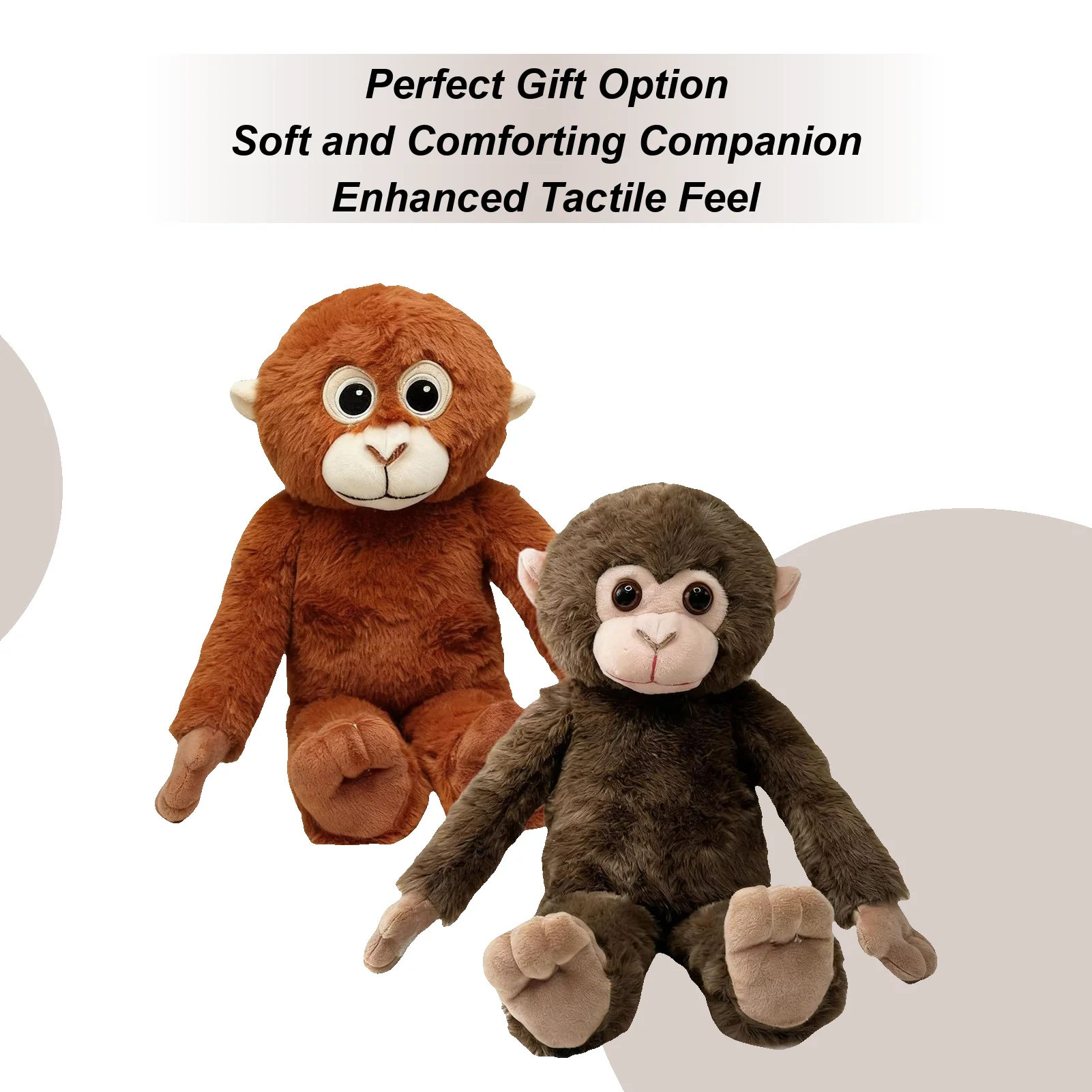 

Monkey Stuffed Animal With Long Hands Realistic Soft Toys Small Animals Stuffed Toys Dolls For Kids Girls Boys Fans Adults