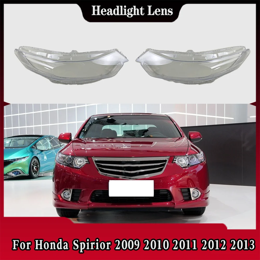 

For Honda Spirior 2009-2013 Transparent Headlight Cover Headlamp Shell Clear Lens Plexiglass Replace Original Lampshade