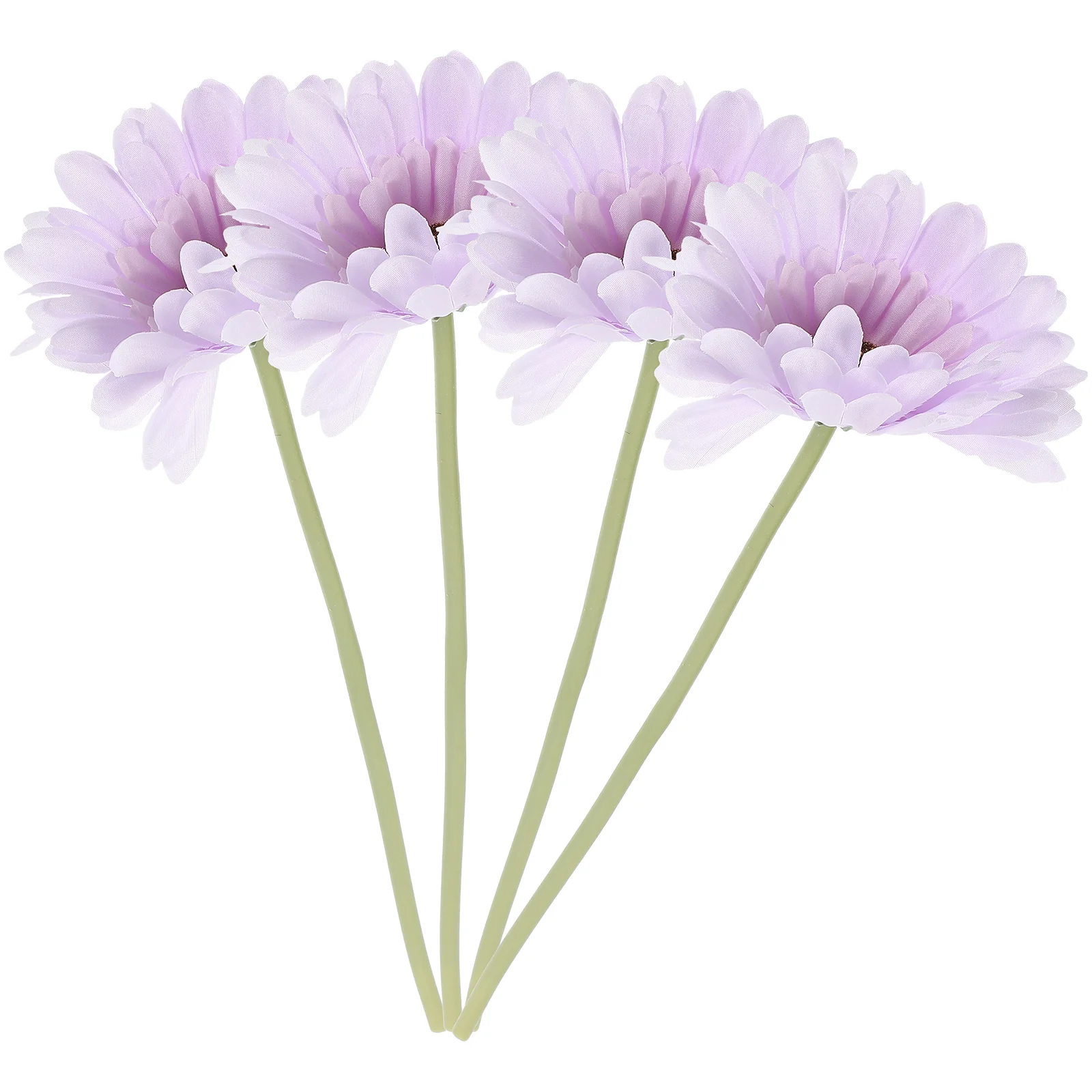 

4 Pcs Artificial Gerbera Wildflowers Arrangements Plants Fake Vines Outdoor Lifelike Props African Daisies Faux