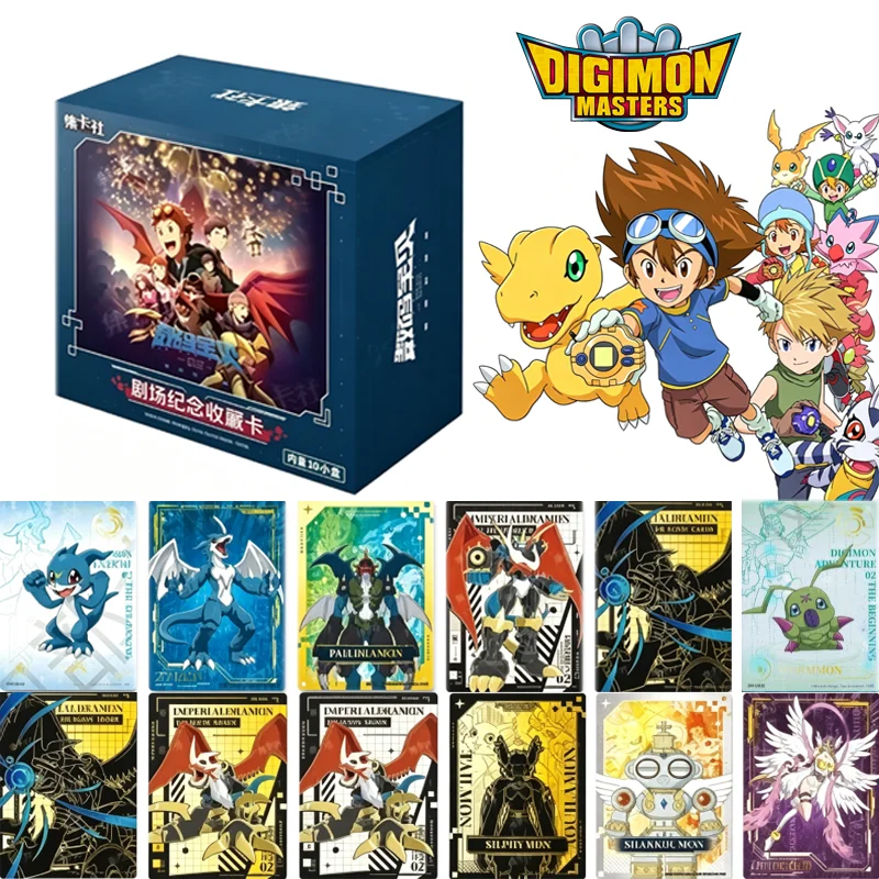 Genuine Digital Monster Cards Digimon Adventure Collection Trading Card Mythical Garurumon Anime Peripheral Toys Gift for Fans