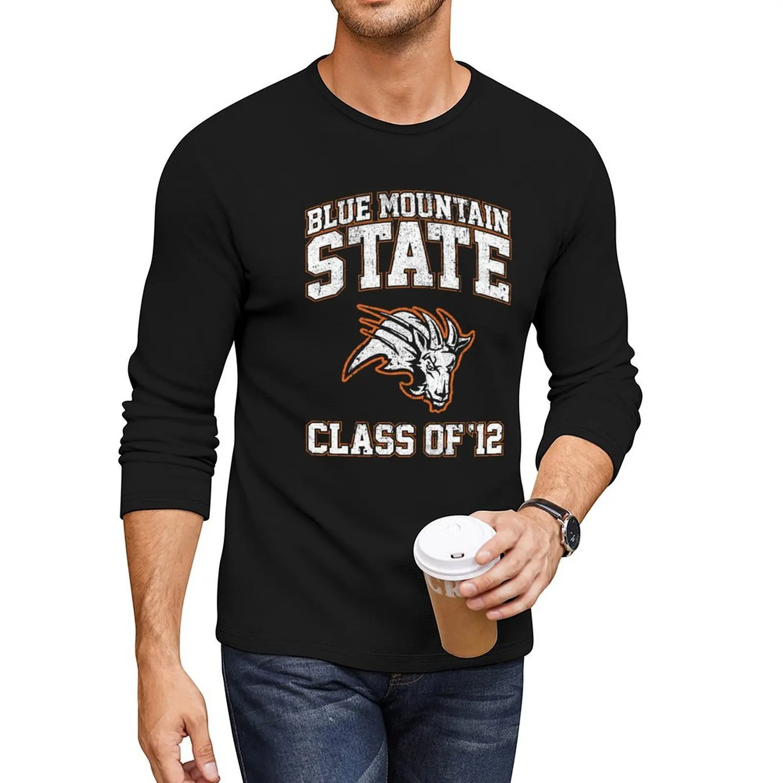

Blue Mountain State Class of 12 Long T-Shirt funny t shirts plus size tops tops man clothes mens workout shirts