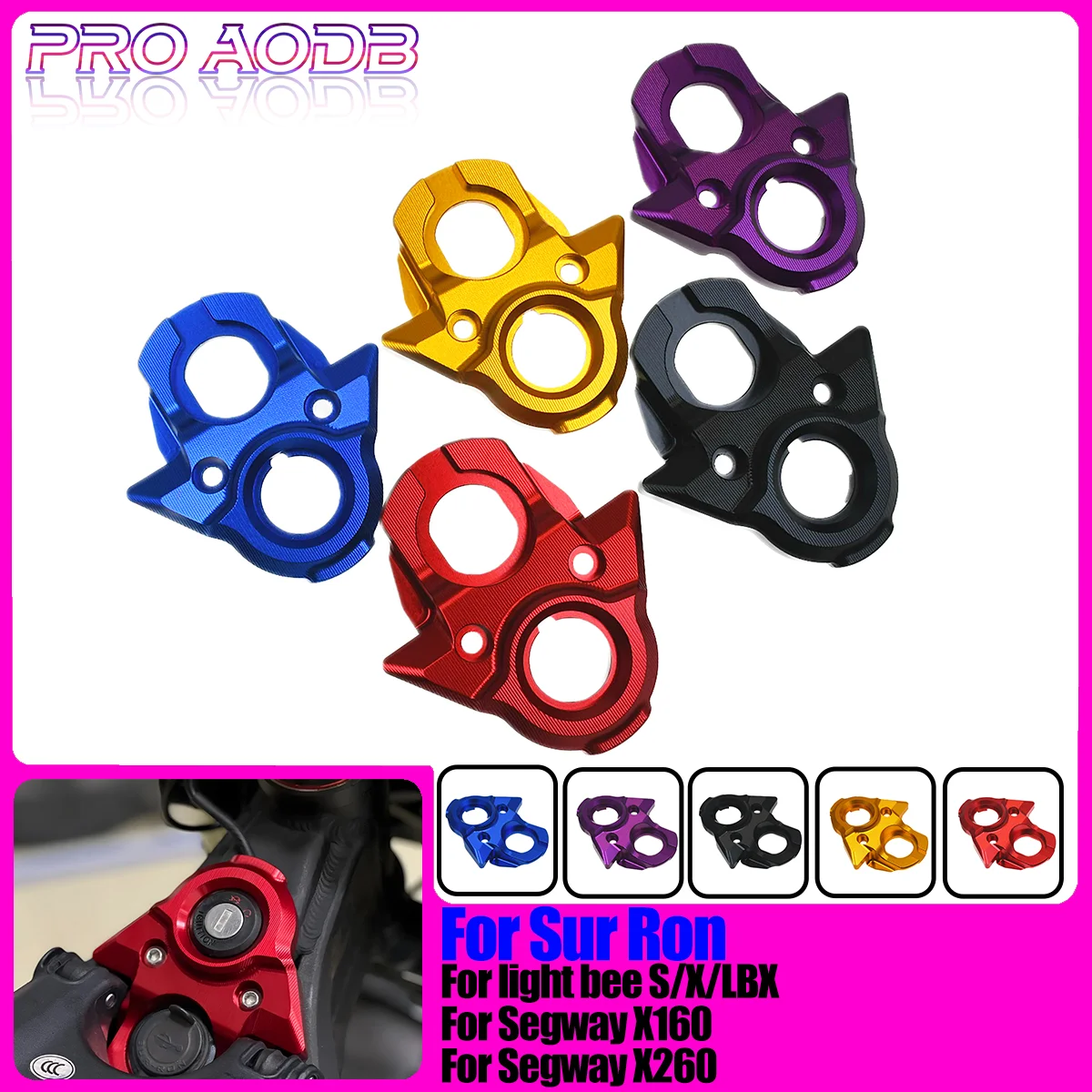 

Electric Motorcycle CNC Decorative Cover Central Control Decoration For Segway X160 & X260 For Surron Light Bee X & S Universal