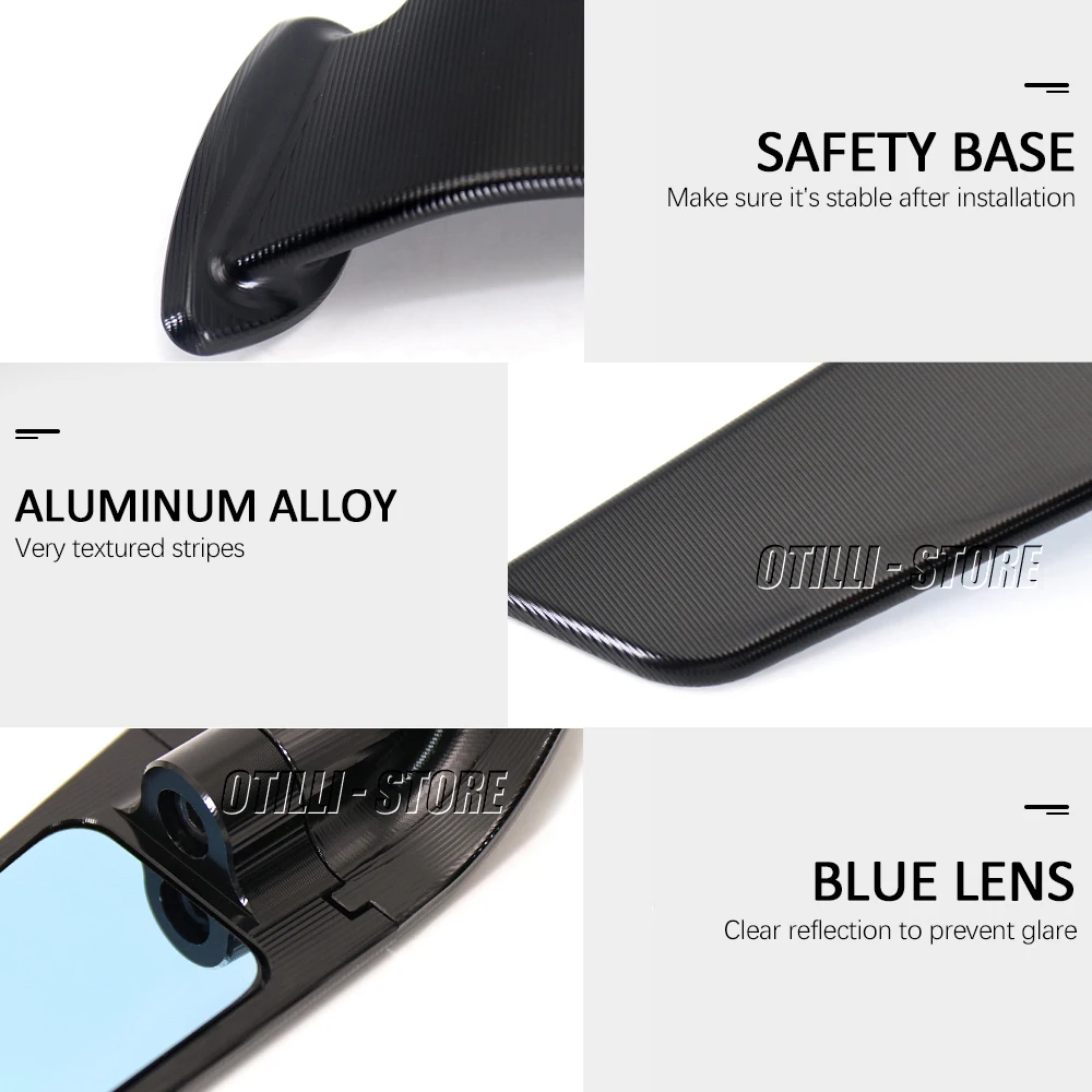 Neue Motorrad Zubehör Rearview Rückspiegel Glas Rückseite Spiegel Links Rechts 2021 2022 Für MV Agusta F3 800