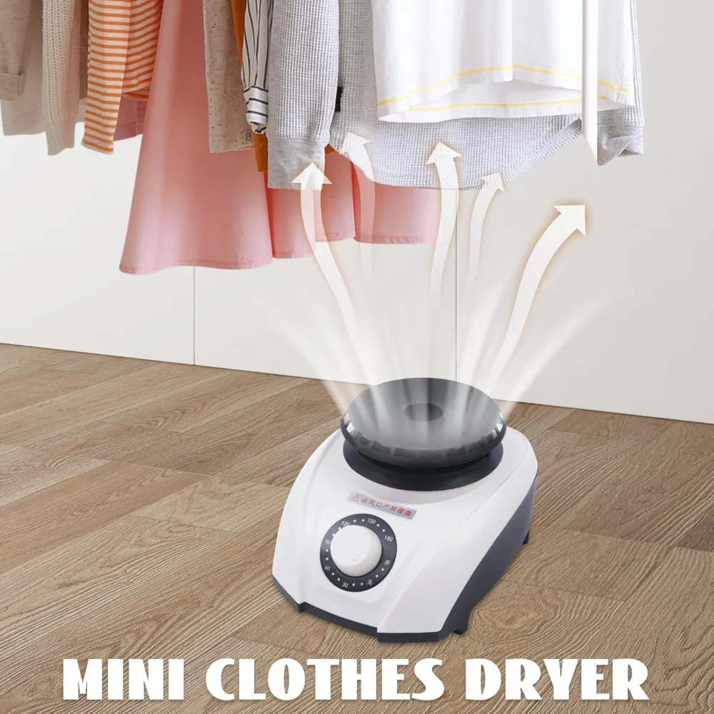 Portable Dryer Micro Portable Electric Clothes Dryer Household Quiet Heater Shoe Dryer for Family Apartment Residence