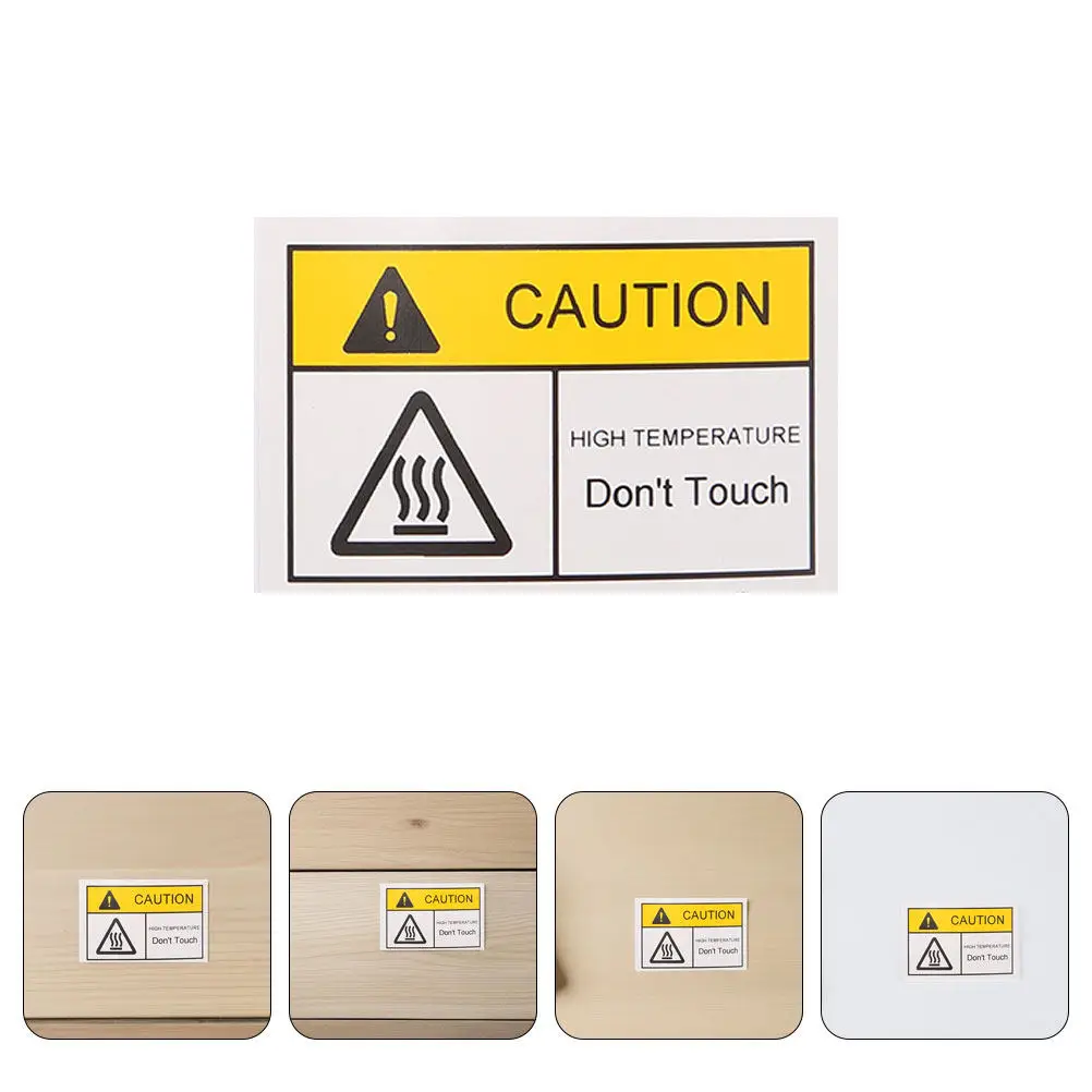 

Термостойкие предупреждающие этикетки (2 листа) для печей, водонагревателей, утюгов: наклейки для горячих поверхностей, знаки безопасности