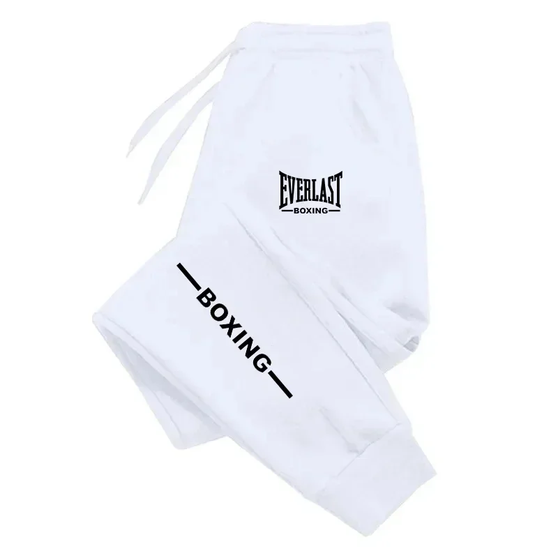 

EVERLAST Fall/Winter Printed Running Pants, Unisex Outdoor Sports Fitness Pants, Men's Fleece Running Casual Sports Pants