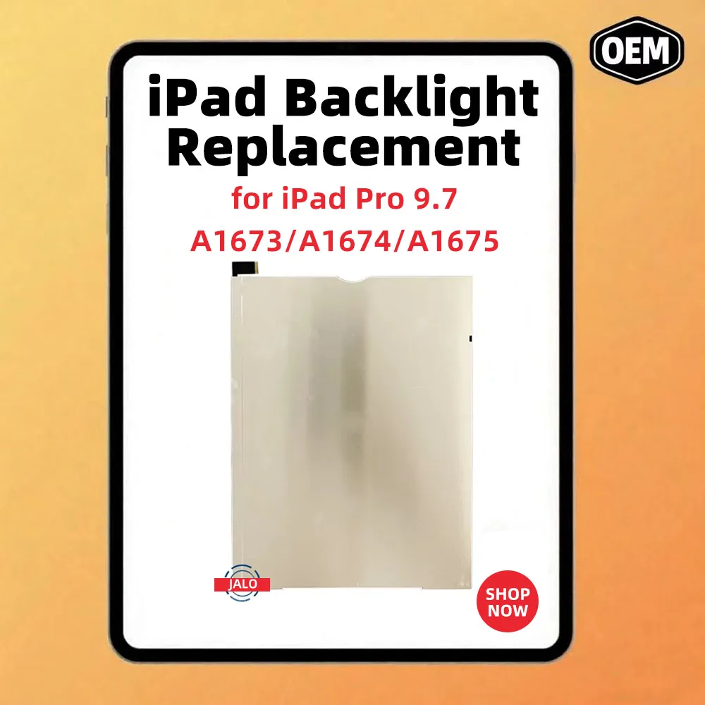 Подсветка ЖК-дисплея для ipad pro 9,7 дюйма A1673 A1674 A1675 лампы подсветки задняя подсветка пленка запасная часть