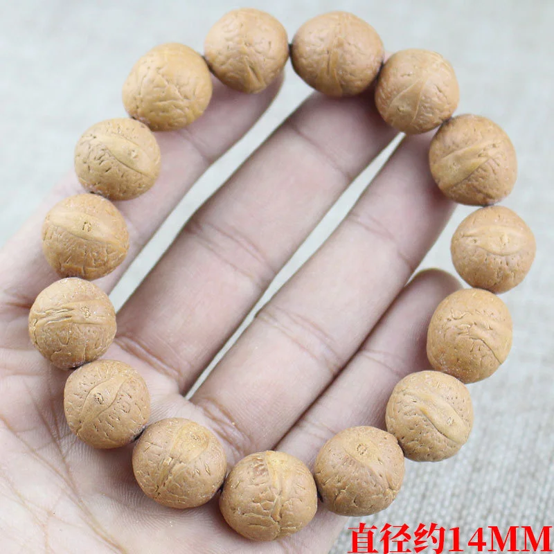 Believe Natural Nepal Seed Big Bodhi Men\'s Women Buddha Beads Strand Yoga Lucky Energy Jewelry