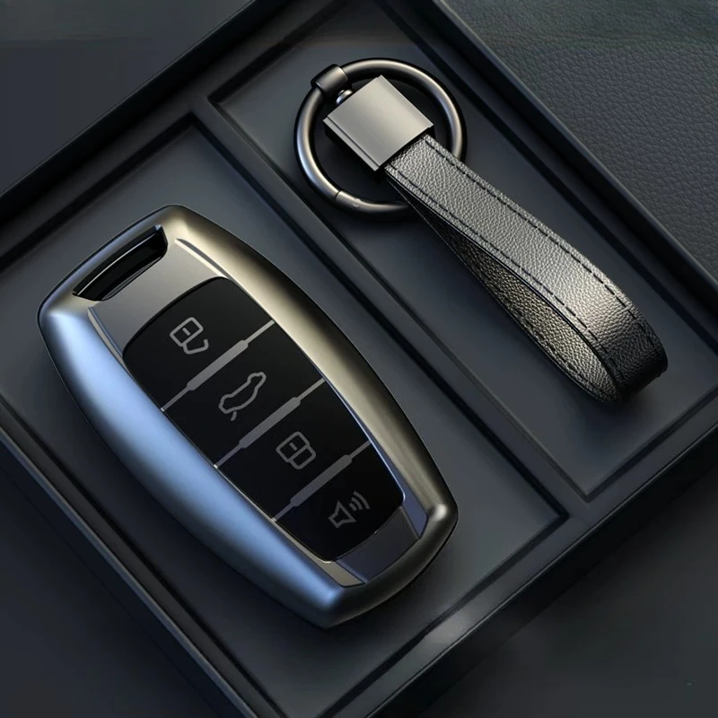 

Waterproof Car Key Case Cover Key Fob Shell With Key Chain For Haval H6 Dagou Poer