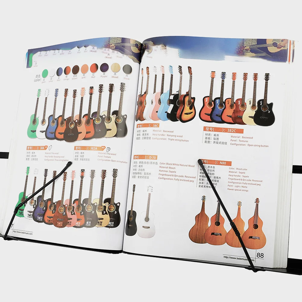 

1set 1Set Portable Music Stand Foldable Tabletop Sheet Holder Adjustable Book Rack For Kids Students Reading Music Score Desktop