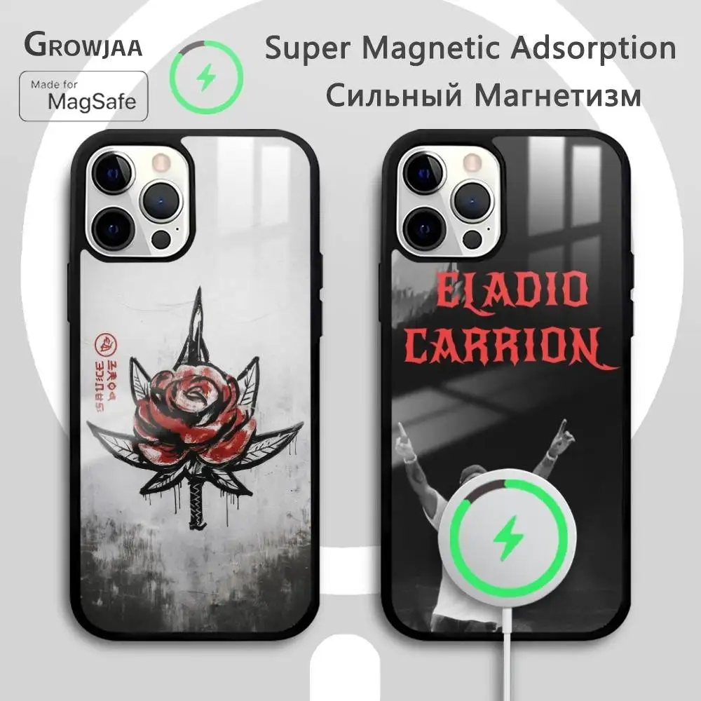 

E-Eladio C-Carrion Cool Phone Case For IPhone 16 15 14 13 12 11 Pro Max Plus Mini Magsafe Mirror Wireless Magnetic Cover