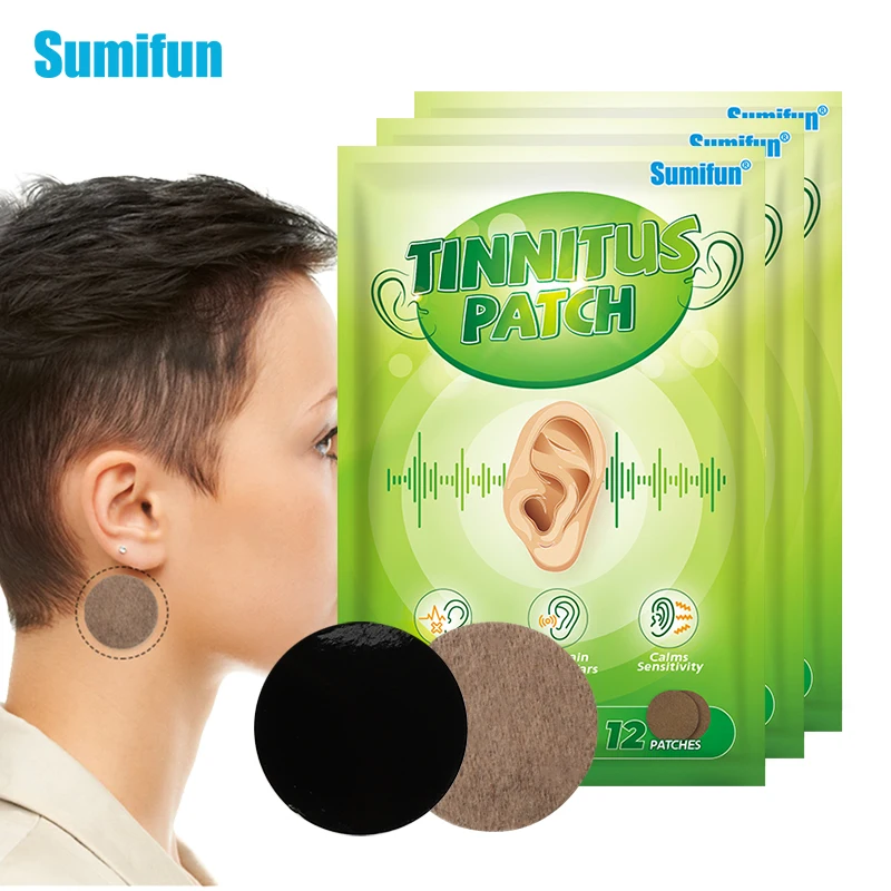 24/48/60pcs Tinnitus Treatment Patch For Ear Pain Protect Hearing Loss Sticker Natural Herbal Extract Chinese Medical Plasters