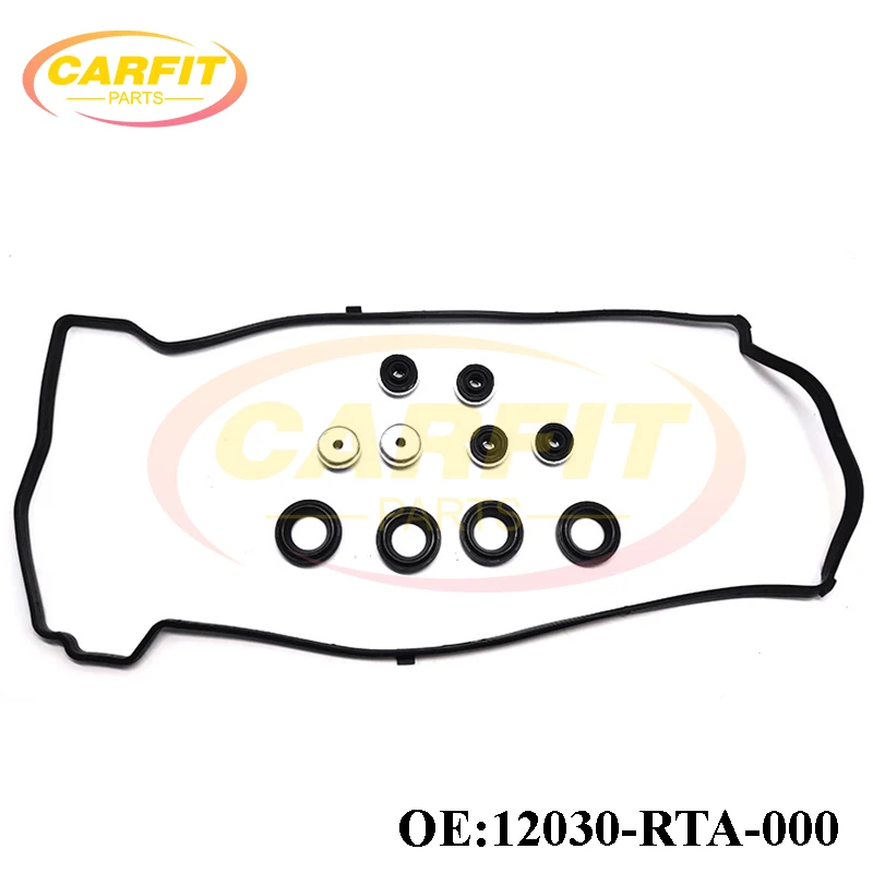 New OEM 12030-RTA-000 90041-PNA-010 12342-PCX-004 Valve Cover Gasket Set For Honda Accord Civic CR-V Acura RSX TSX 2.0L 2.4L