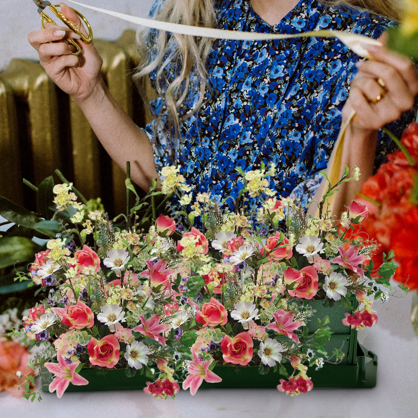 

2 шт. пенопластовая клетка для цветочных композиций, держатель для свежих цветов, свадебный декор, цветочные блоки, влажная пена, цветочные принадлежности для сада