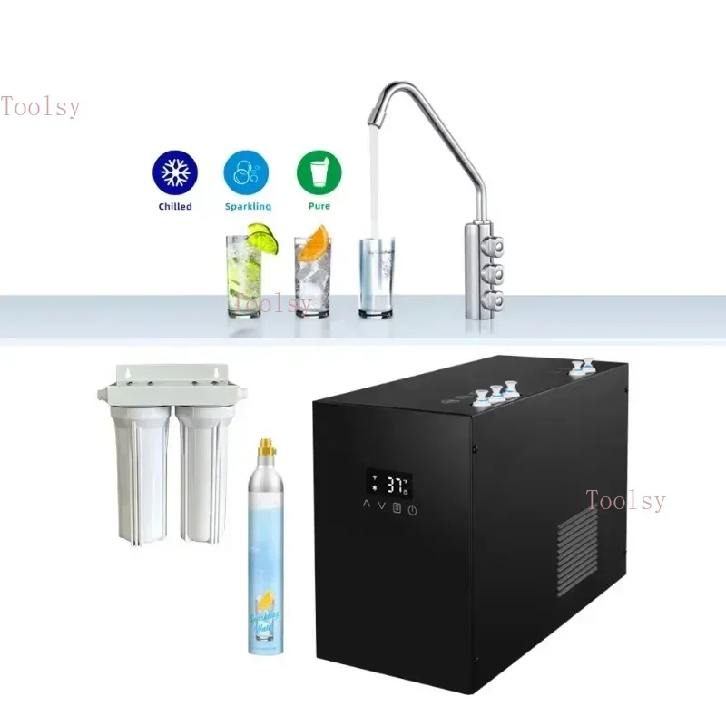 3 في 1 إثارة مياه الحنفية صانع الصودا سطح المكتب الصودا تيار مشروب غازي صانع الصودا آلة المياه الفوارة المنزلية #1