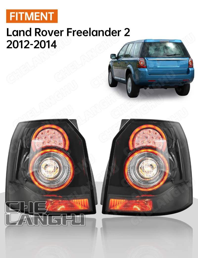 LED Taillight For Land Rover Freelander 2 2012 2013 2014 Car accessories Brake Light Rear Lamp Modification Smoked LR039796