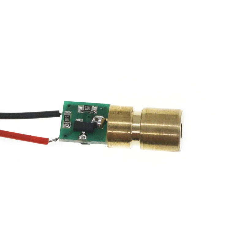 Small size 6mm dot red light module fine micro positioning laser 650nm laser head 5mW