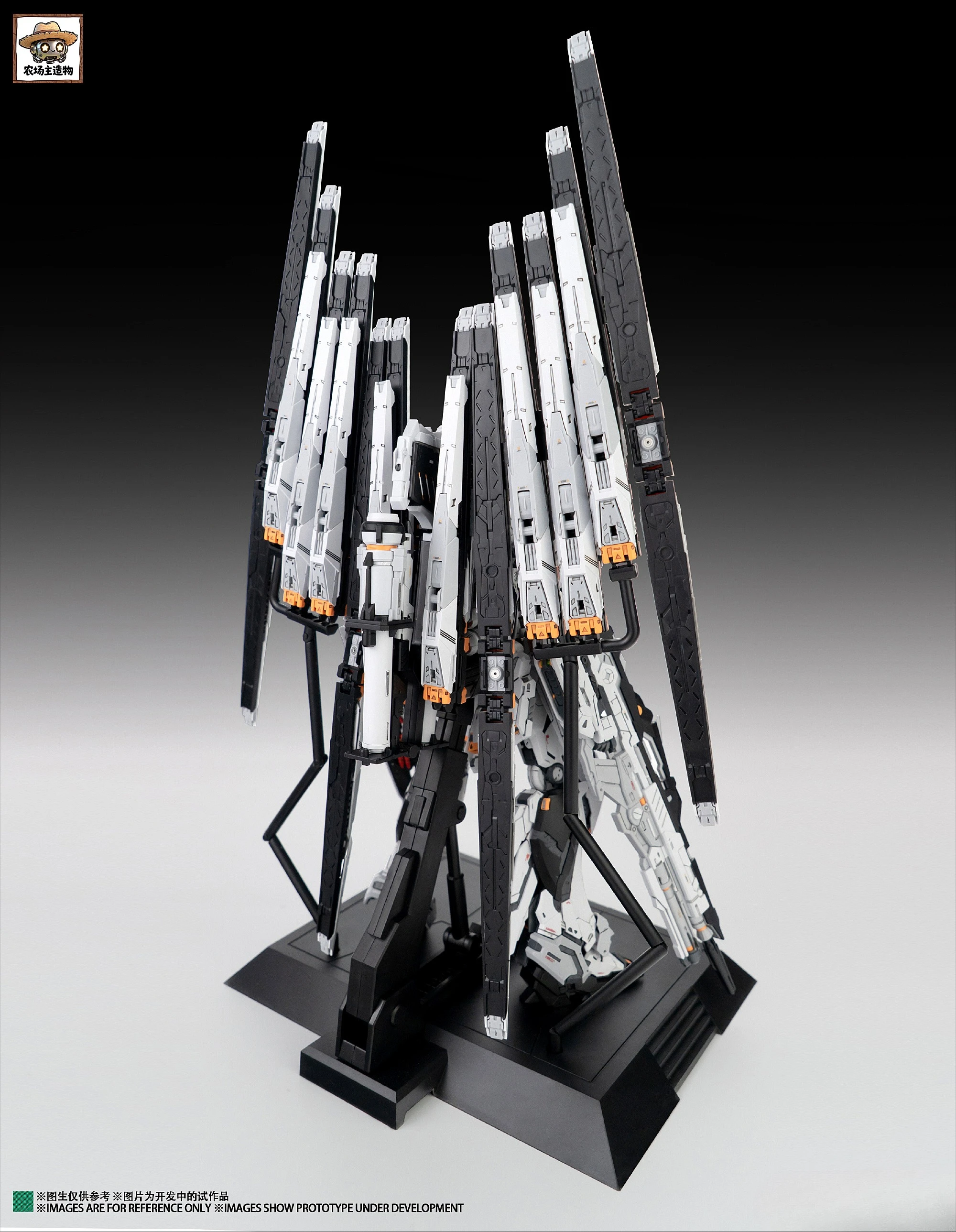 New NONGCHENGZHU 1/100 MG RX-93 V GK Assembly Model Kits Plastic