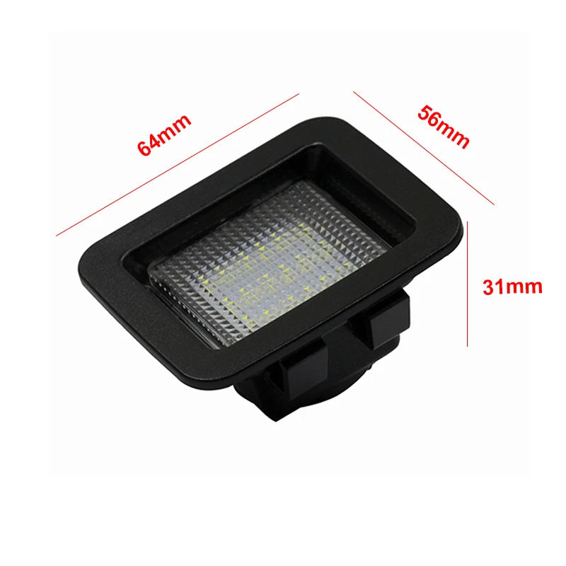 2Pcs/Set SUNKIA Car LED License Plate Number Light For Ford F-150/F-150 Rapto Built-in Canbus Error Free
