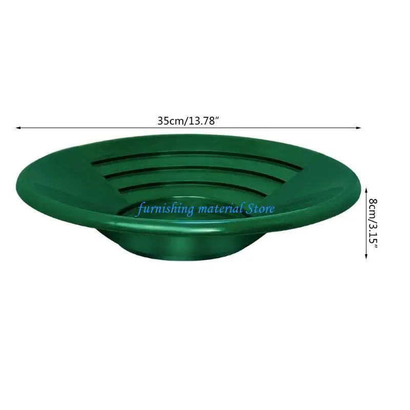 

Y5GD Wash Gold Panning Equipment 14Inch Plastic Gold Pans Basins Mining Pans