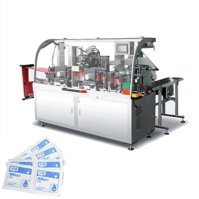 Automatic High Speed Single Sachet Glasses Cleaning Wipes Making Machine Wet Wipes Packing Machine