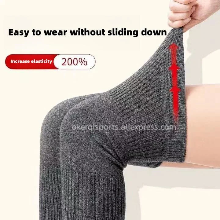 2024 Winter Wool Knee Pads Support for Joint Pain Tendonitis Arthritis for Women Men Old People Leg Arthritis Warmer Leg Sleeves