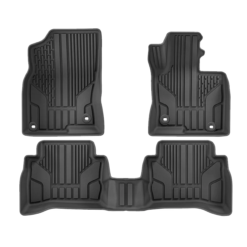 

KQXFloor Mats for Mazda CX 5 KF 2017-2024 RHD All Weather TPE 3.5mm Thick 3pcs Heavy Duty Anti-slip Full Set Coolcars