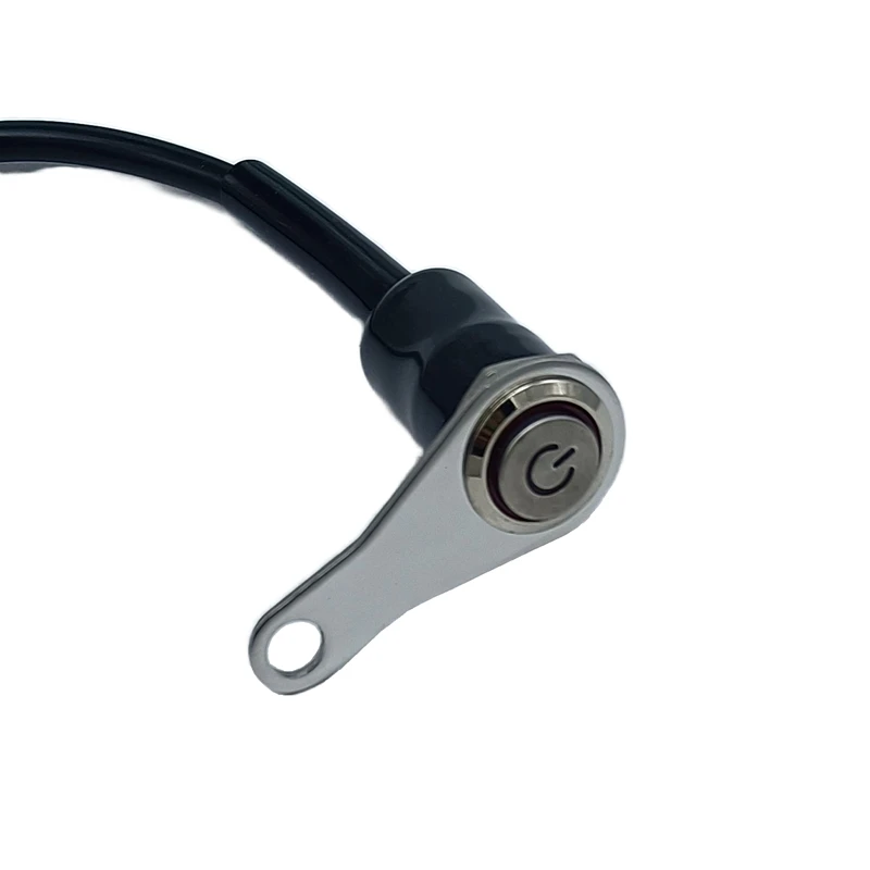 LED Motorcycle Switch ON/OFF Handlebar Mount Waterproof 12V ATV Scooter Fog Light Headlamps Motorbike Push Button Switches