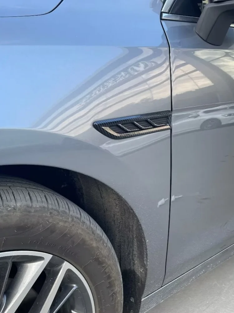 

For BYD Qin Plus DM-i 2021-2023 Car Styling Protector Accessories Side Mark Frame Trim Cover Leaf Board Decoration