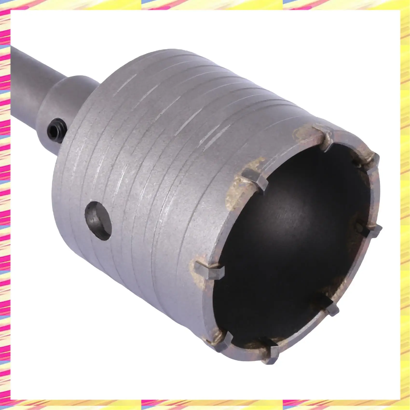 

ABJJ SDS Plus Shank Concrete Cement Stone 65Mm Wall Hole Saw Drill Bit 200Mm Rod Mark