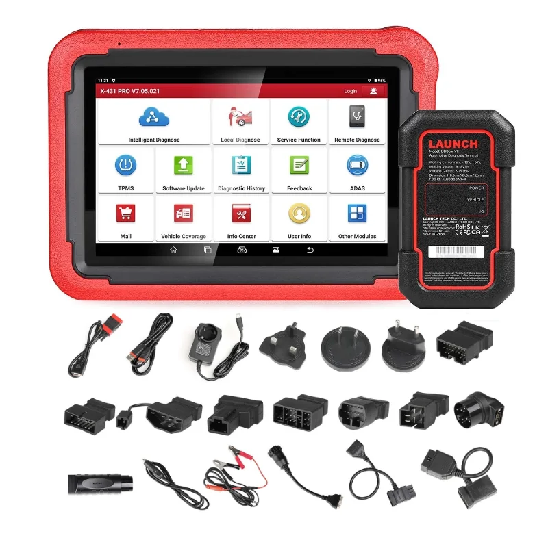 X431 Pros V 5.0 Elite With Bluetooth Scanner Canfd Doip Online Coding & 37+ Reset for Car Diagnostic Tool