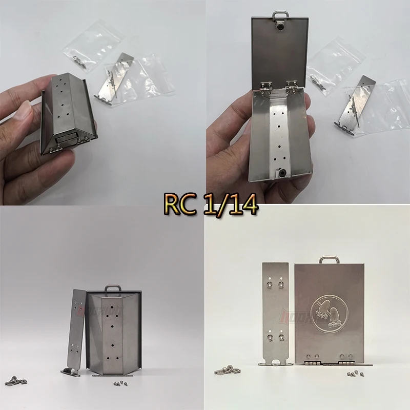 

SCALECLUB Model 1/14 RC Truck Mudguard Toolbox Decoration DNBGJX-TY-1 For Tamiya 1 14 RC Tractor Truck Accessories DIY Parts