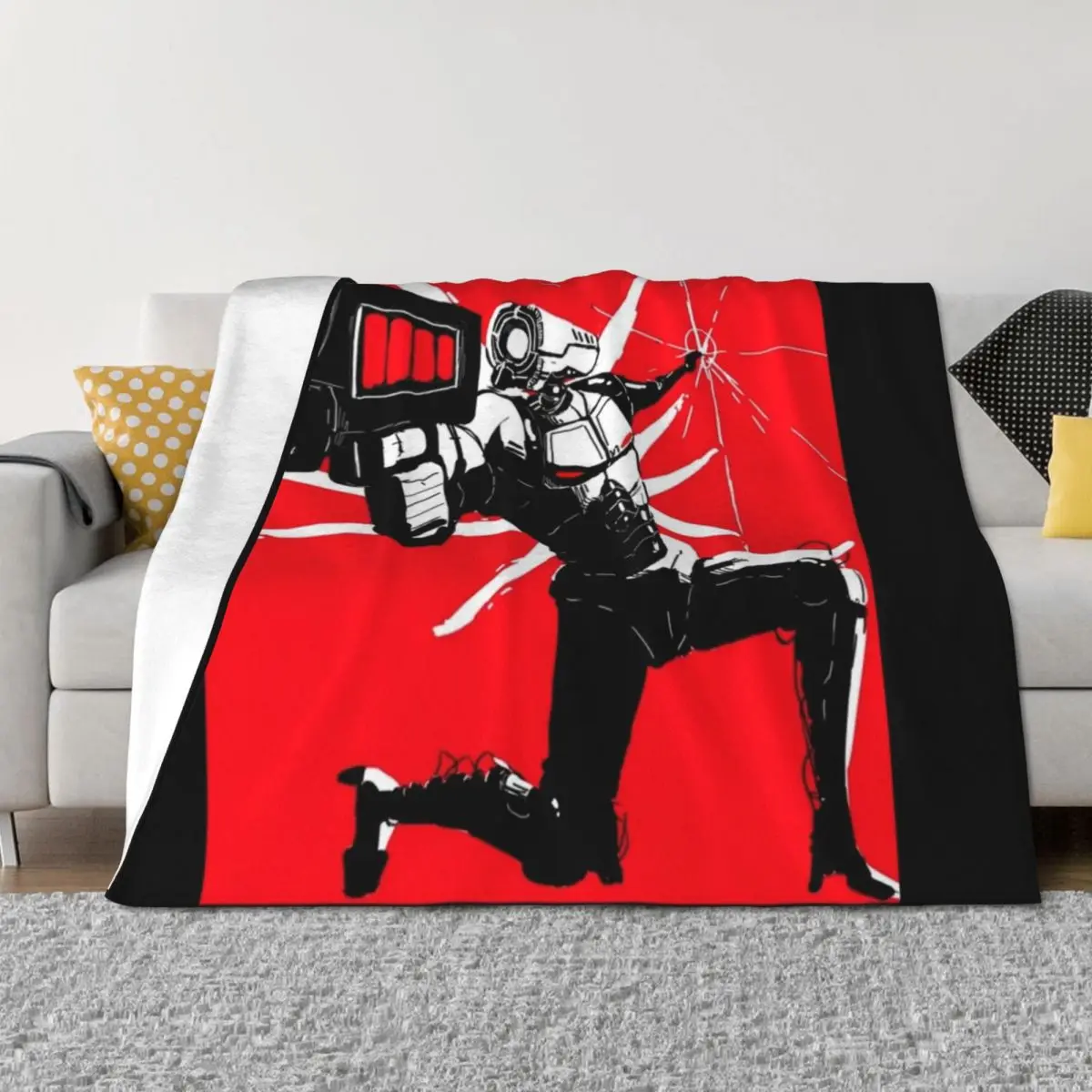 

Ultrakill Throw Blanket Decorative Sofa heavy to sleep Retros Beautifuls Blankets