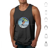 Wing Foiling Surfer Gifts Tank Tops Print Cotton Surfing Wing Foiling Foiling Surf Watersports Idea Sky Wing Wing Surfer