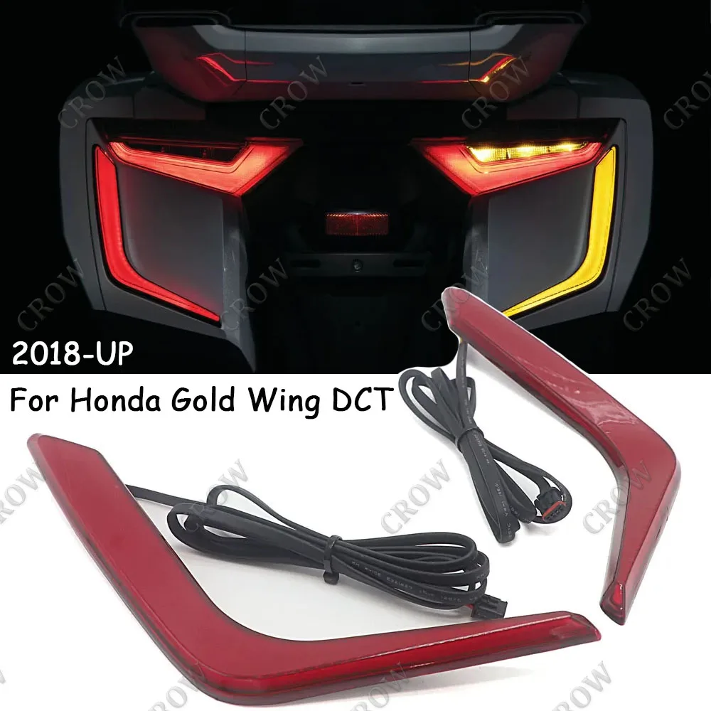 NEW Motorcycle Accessorie LED Rear Saddlebag For Honda Gold Wing Tour DCT/Tour/Tour DCT/Tour DCT Airbag 2018-UP