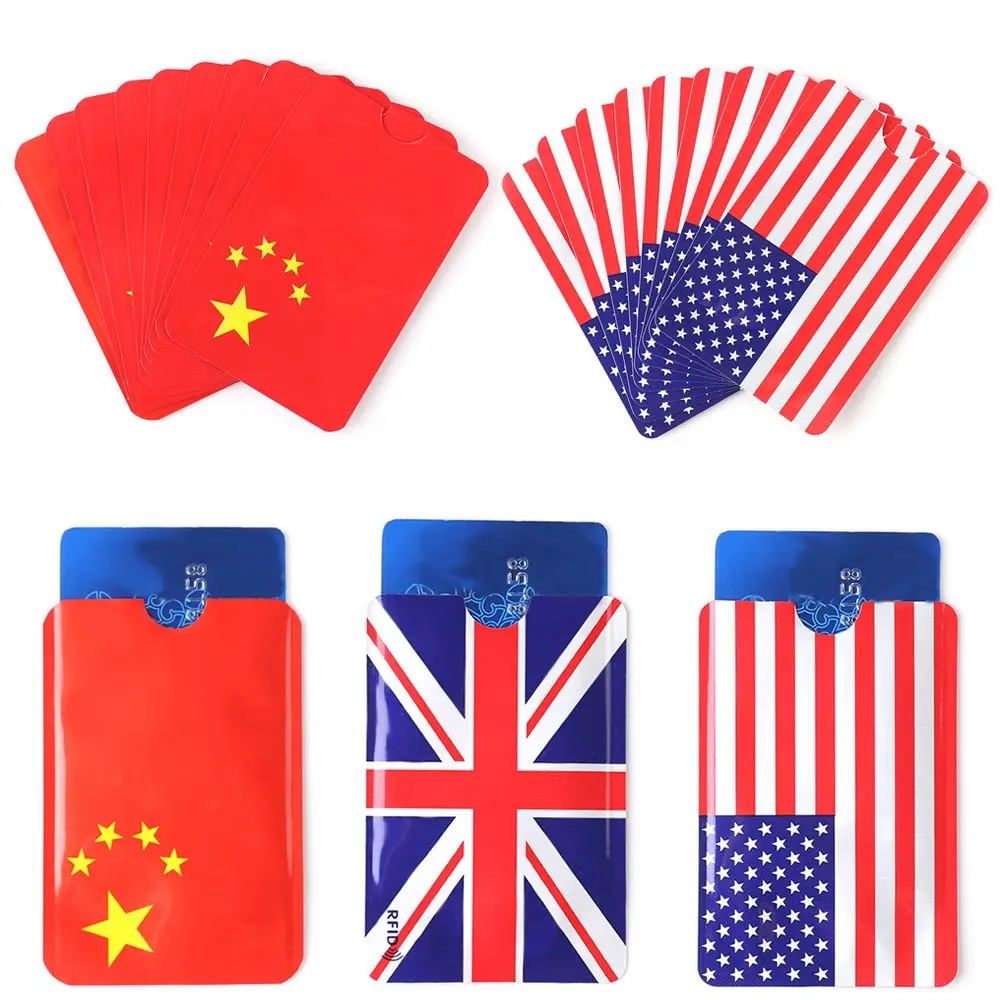 5/10 pcs Credit Cards Protect Case Cover Aluminium ID Bank Card Case Card Holder RFID Blocking Anti Rfid Wallet