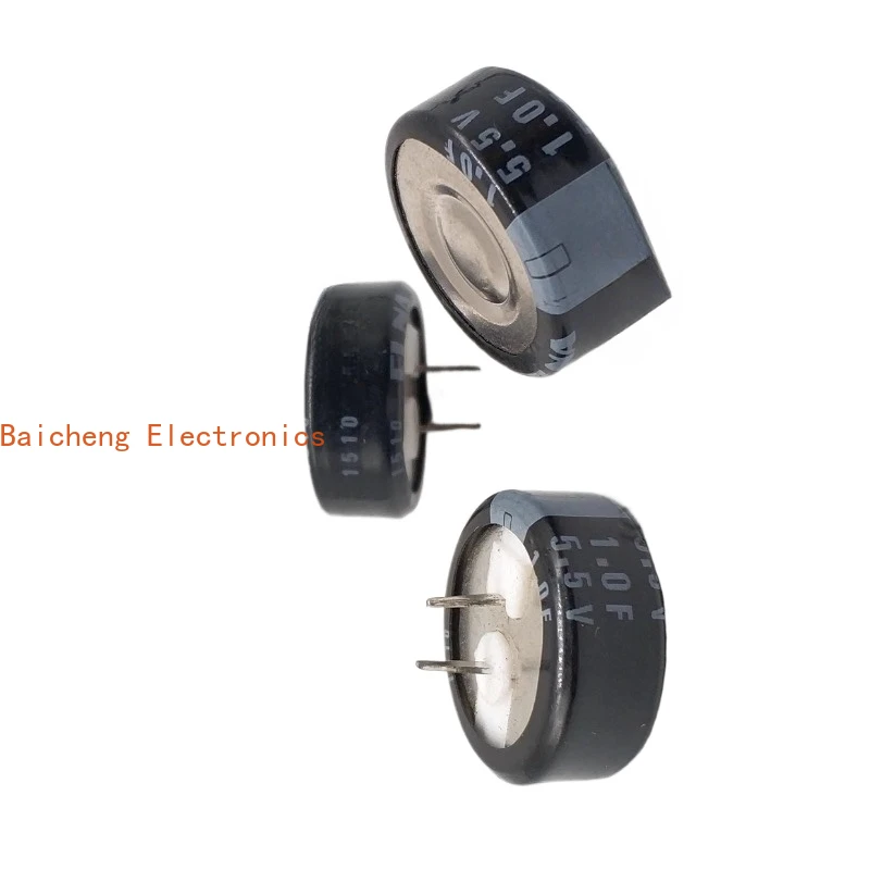 10PCS C-type 5.5V1.0F DBJ-5R5D105T Capacitor high temperature 85 degrees button type