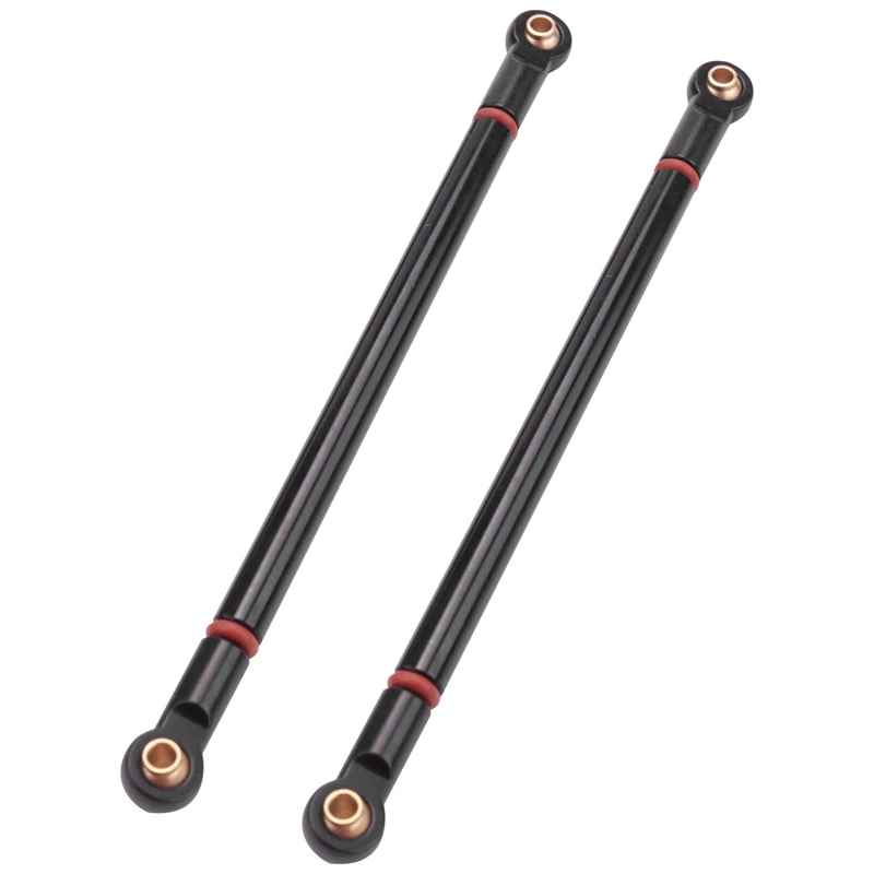 8Pcs/Lot Metal Link Rod 313MM Wheelbase Suit For Axial SCX10 1/10 RC Crawler Car Parts image 3