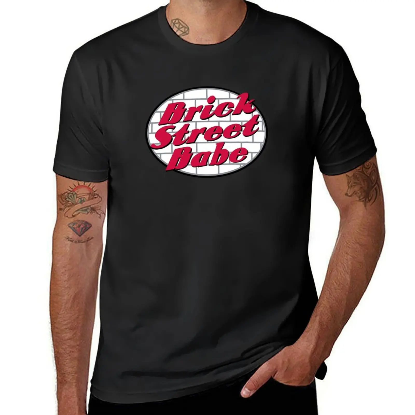 

Brick Street Babe T-Shirt graphic tee shirt anime t shirts customizeds essential t shirt cotton t shirt men