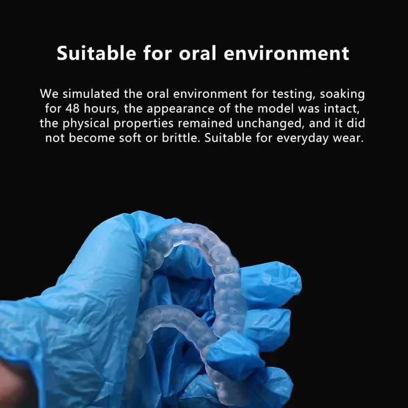 500g/1000g Materials Lab Occlusal Splint 3d Resins High Precision Toughness UV Dimensionals Accuracy Easy To Print LCD DLP