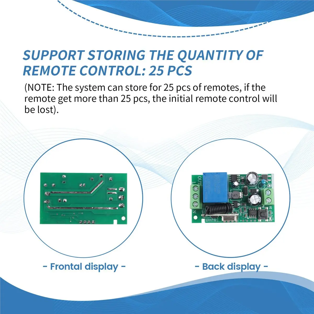 #88J (as the picture)Universal 433 MHz AC 220V 1 Channel Control Switch Receiver Module,Electronics Accessories